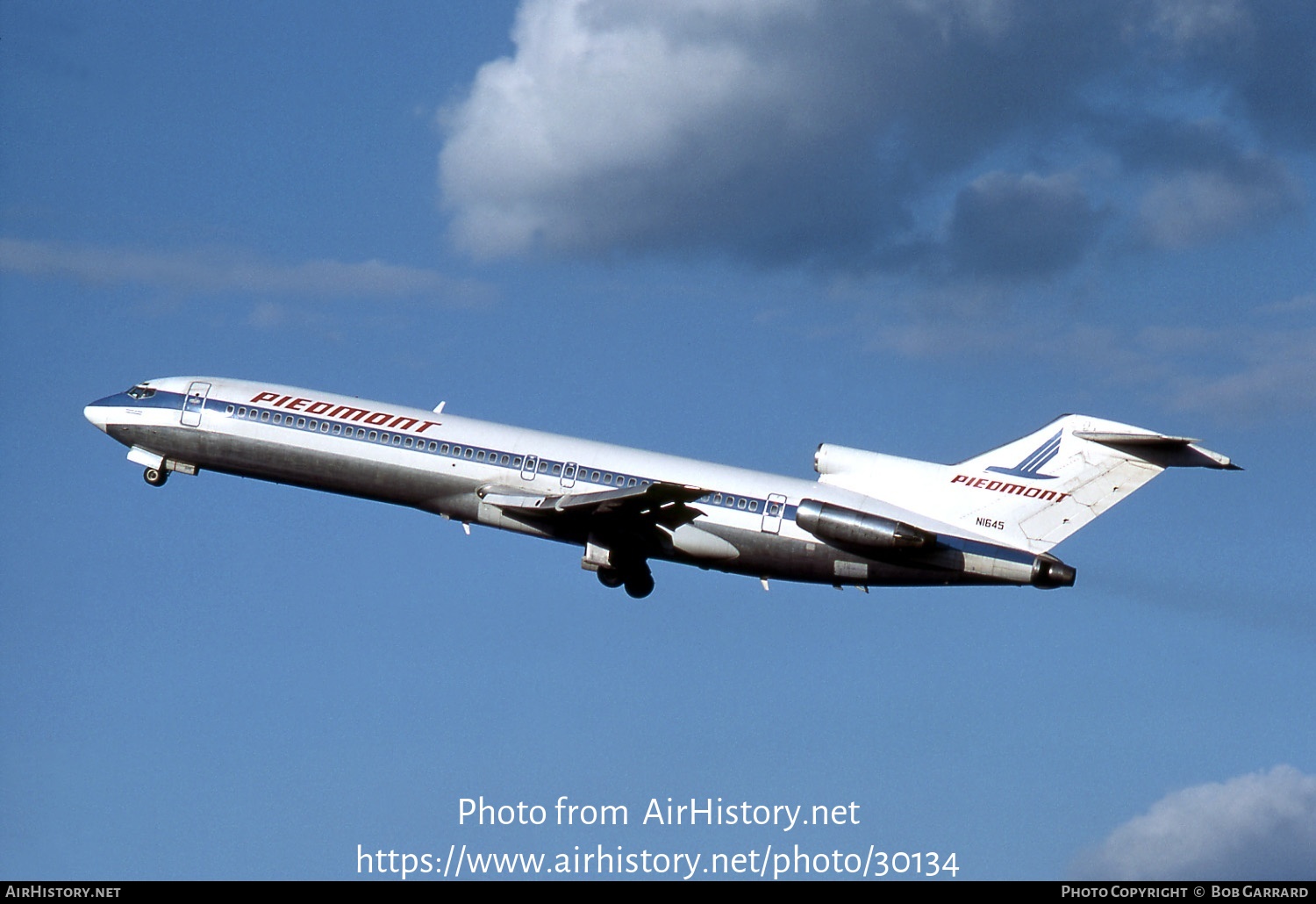 Aircraft Photo of N1645 | Boeing 727-295 | Piedmont Airlines | AirHistory.net #30134