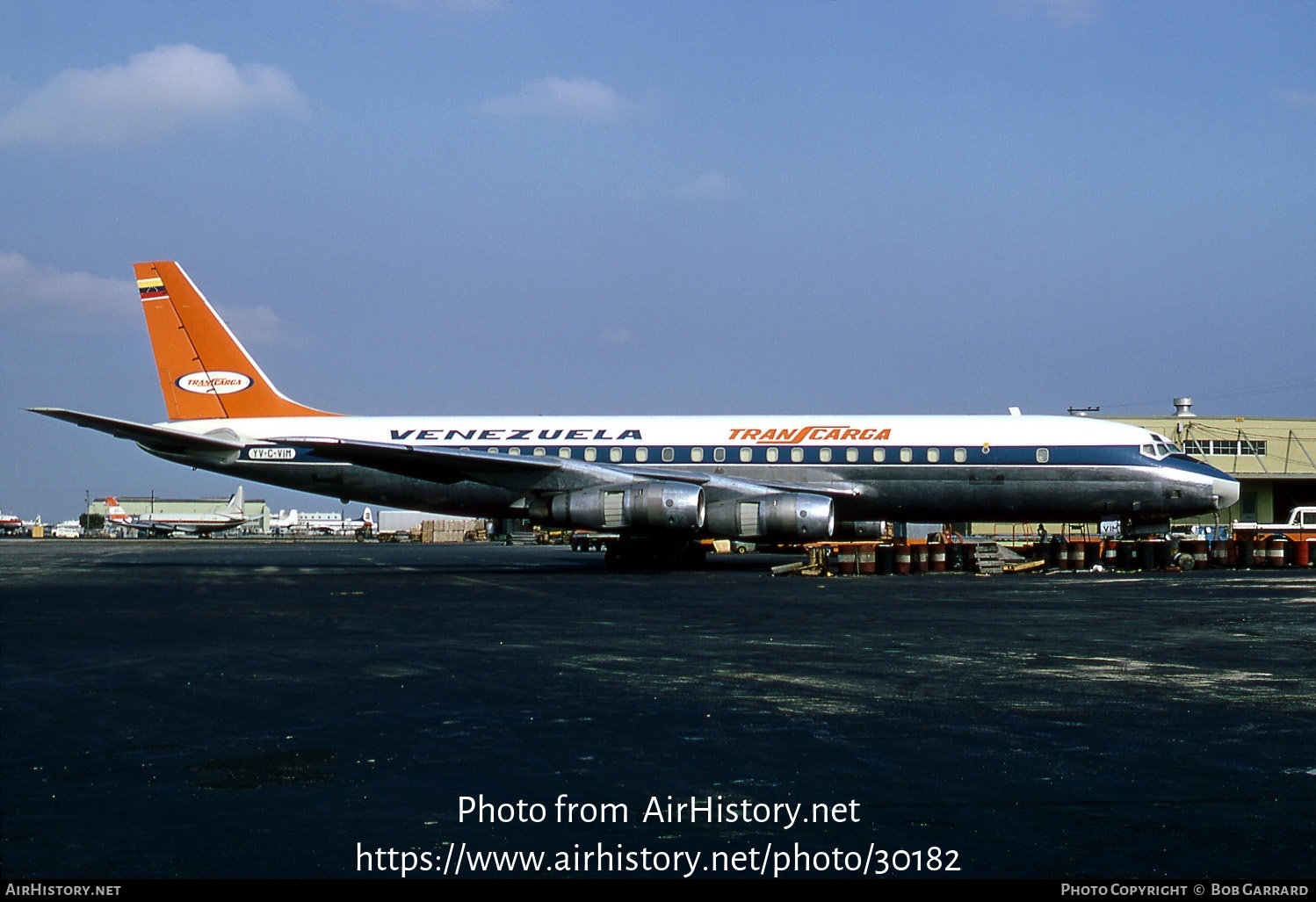 Aircraft Photo of YV-C-VIM | Douglas DC-8-55CF Jet Trader | Transcarga | AirHistory.net #30182