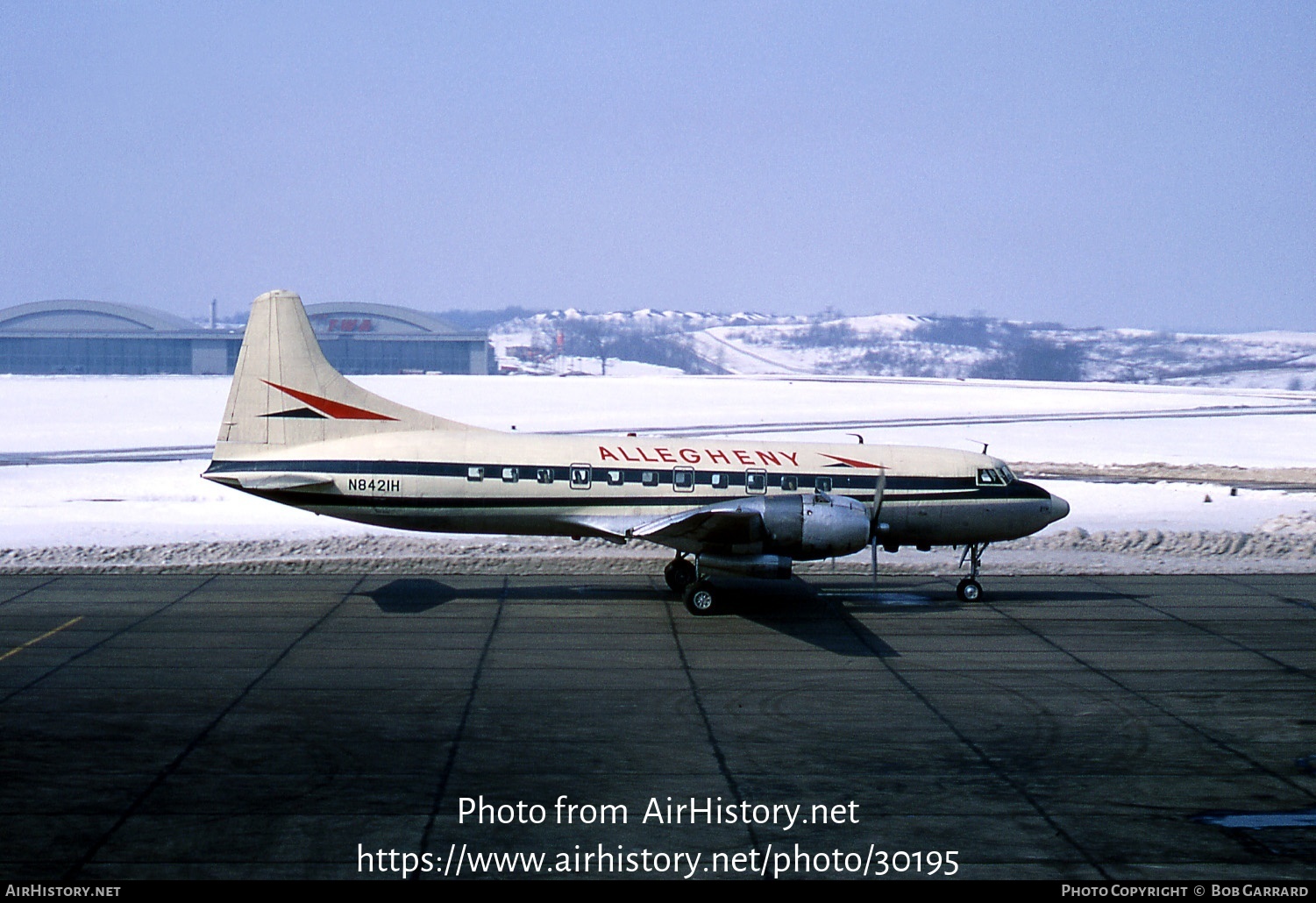 Aircraft Photo of N8421H | Convair 440-97 Metropolitan | Allegheny Airlines | AirHistory.net #30195