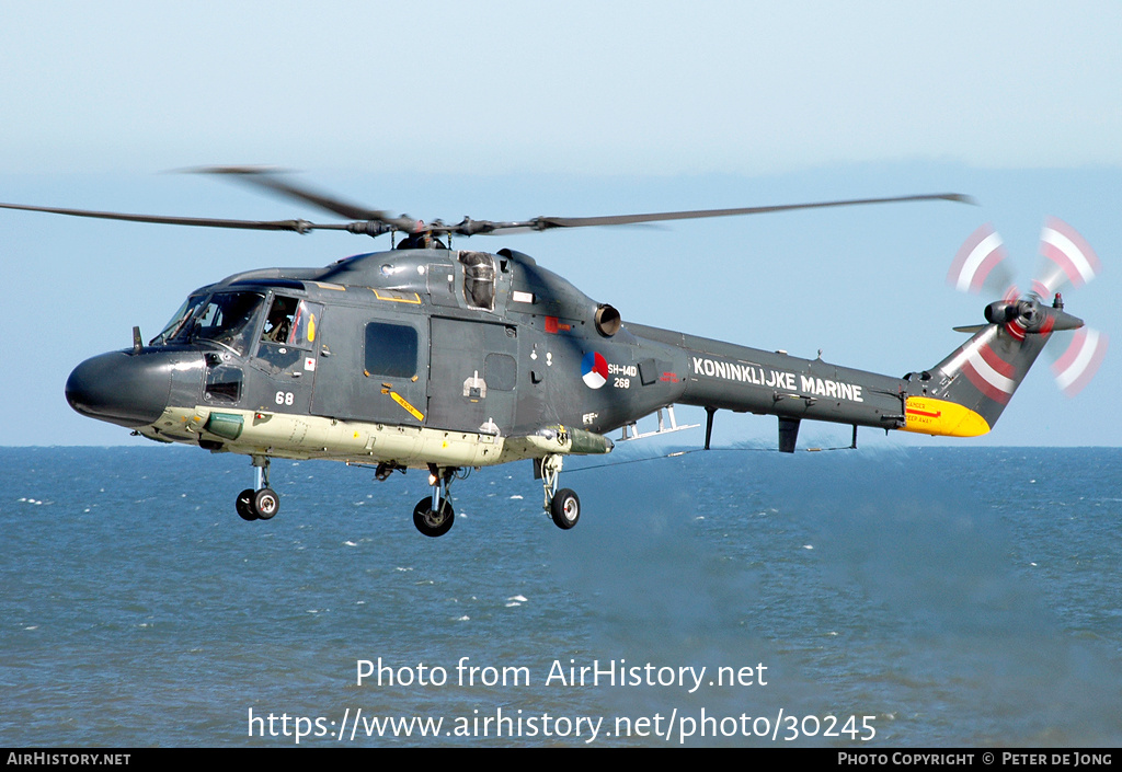 Aircraft Photo of 268 | Westland SH-14D Lynx (WG-13) | Netherlands - Navy | AirHistory.net #30245