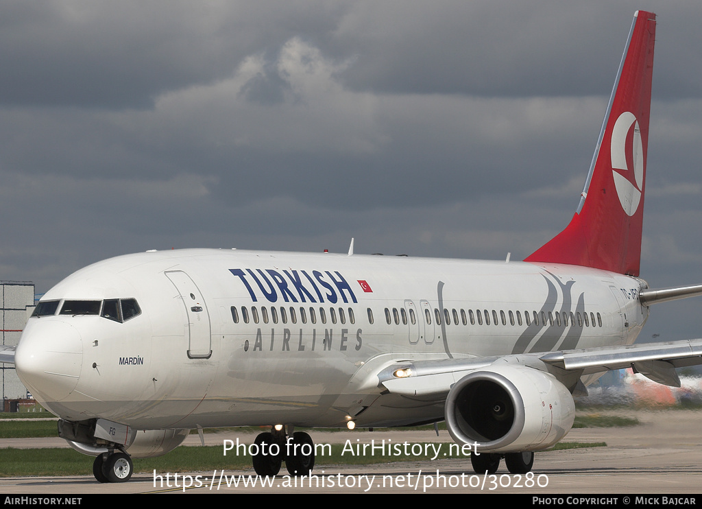 Aircraft Photo of TC-JFG | Boeing 737-8F2 | Turkish Airlines | AirHistory.net #30280