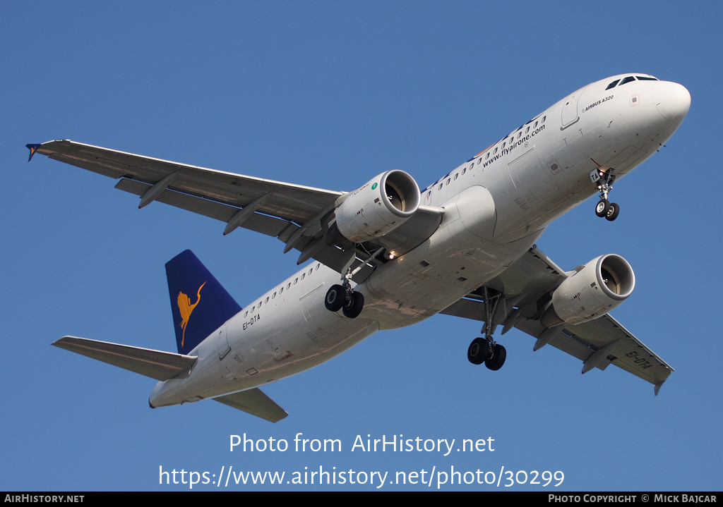 Aircraft Photo of EI-DTA | Airbus A320-216 | Air One | AirHistory.net #30299