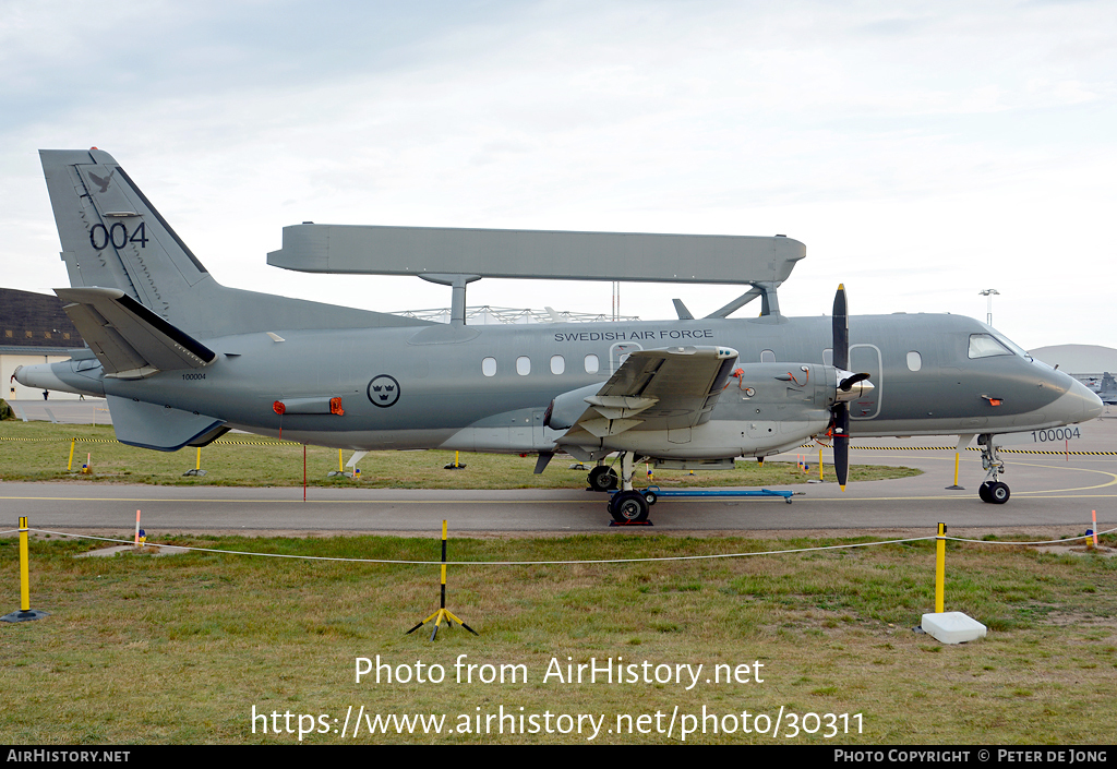 Aircraft Photo of 100004 | Saab S100D Argus (340AEW) | Sweden - Air Force | AirHistory.net #30311