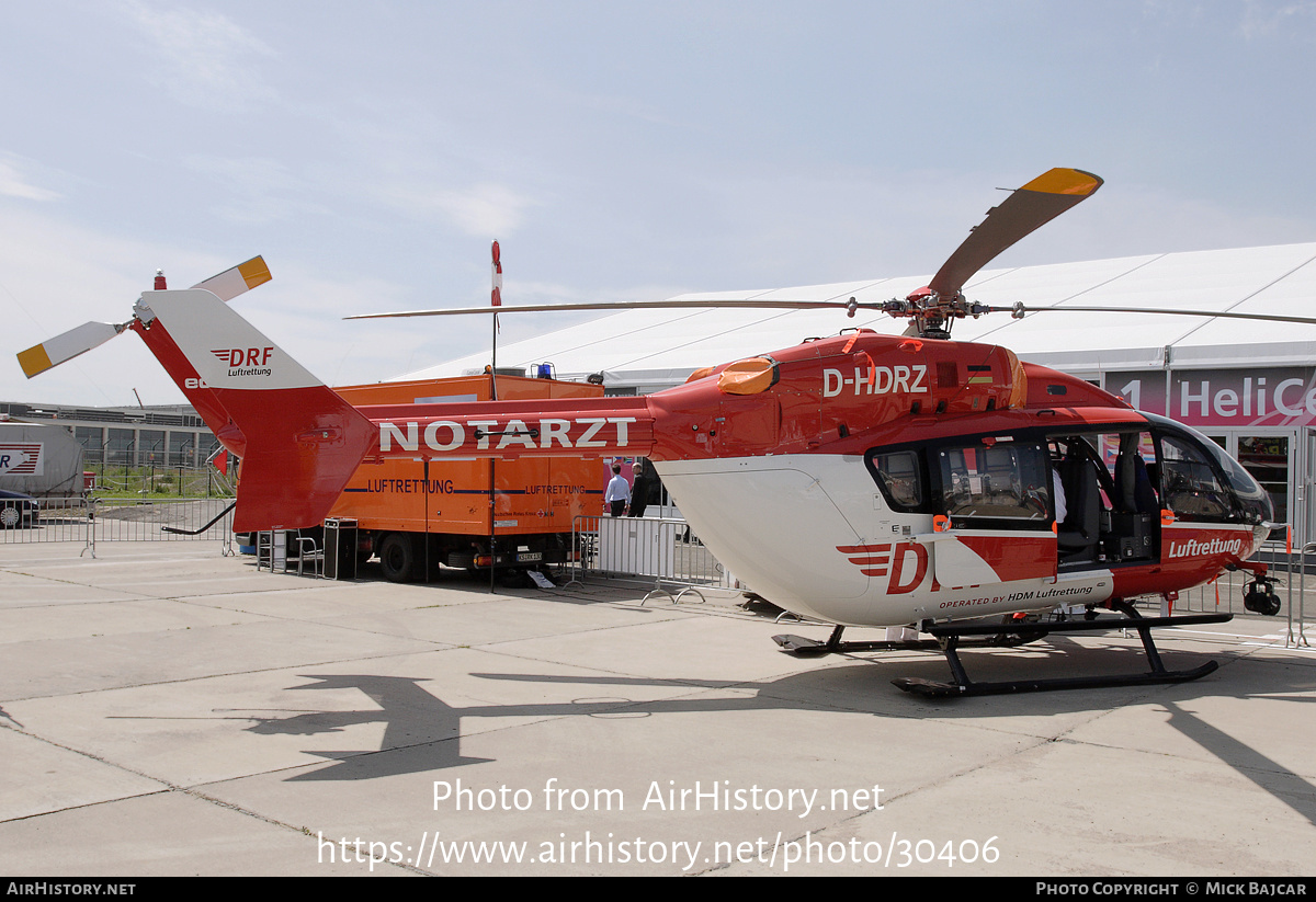 Aircraft Photo of D-HDRZ | Eurocopter-Kawasaki EC-145 (BK-117C-2) | DRF Luftrettung - German Air Rescue | AirHistory.net #30406