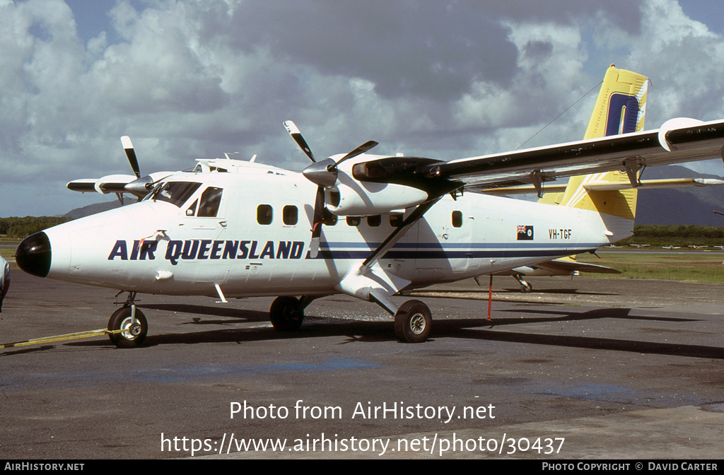 Aircraft Photo of VH-TGF | De Havilland Canada DHC-6-300 Twin Otter | Air Queensland | AirHistory.net #30437