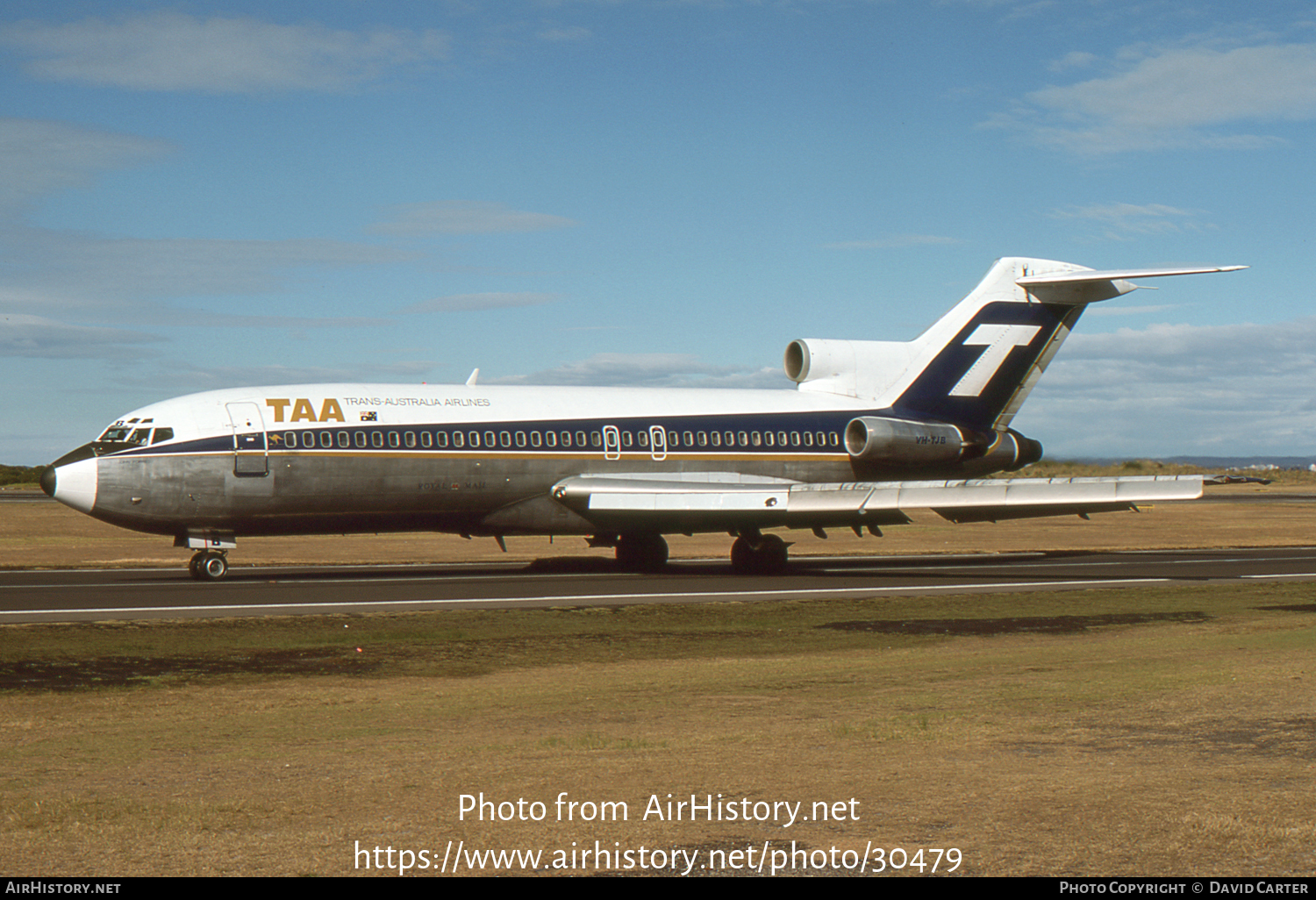 Aircraft Photo of VH-TJB | Boeing 727-76 | Trans-Australia Airlines - TAA | AirHistory.net #30479