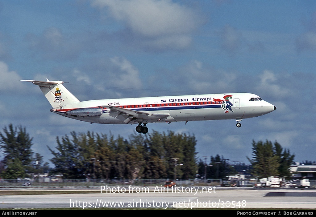 Aircraft Photo of VR-CAL | BAC 111-523FJ One-Eleven | Cayman Airways | AirHistory.net #30548