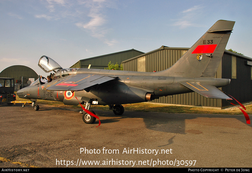 Aircraft Photo of E33 | Dassault-Dornier Alpha Jet E | France - Air Force | AirHistory.net #30597