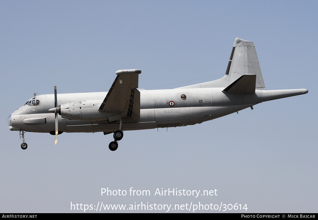 Aircraft Photo of 16 | Dassault ATL-2 Atlantique 2 | France - Navy | AirHistory.net #30614