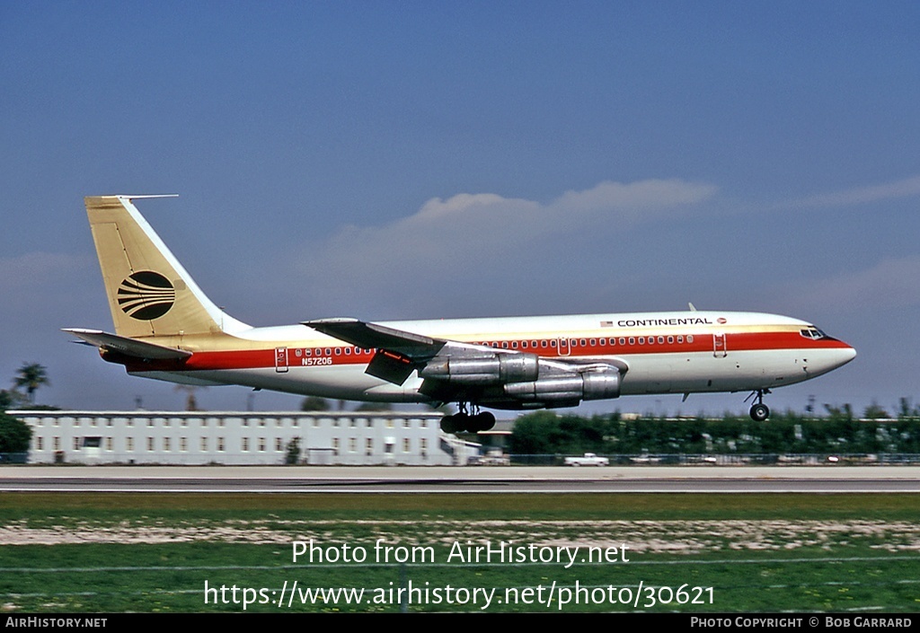 Aircraft Photo of N57206 | Boeing 720-024B | Continental Airlines | AirHistory.net #30621