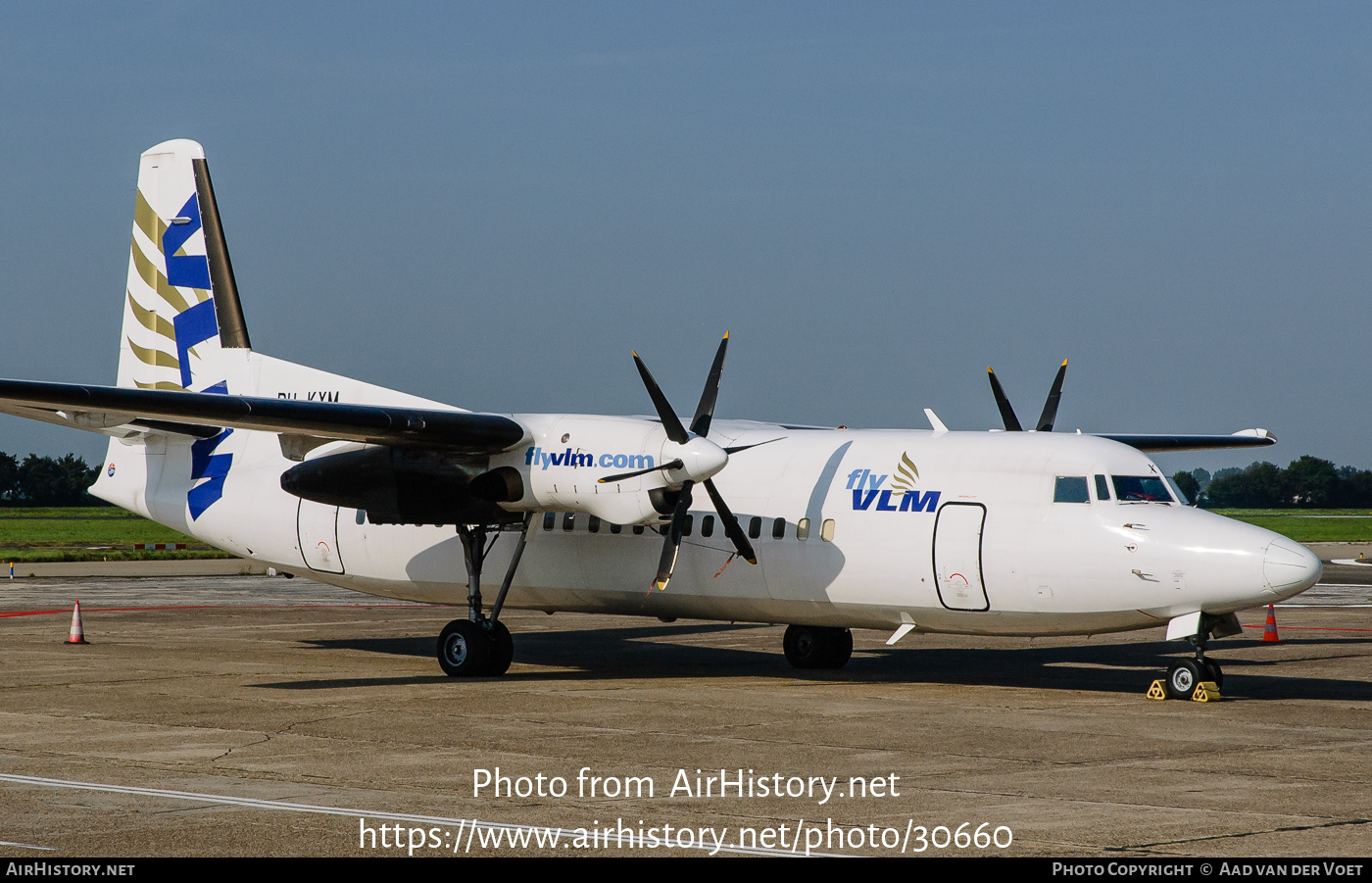 Aircraft Photo of PH-KXM | Fokker 50 | VLM Airlines | AirHistory.net #30660