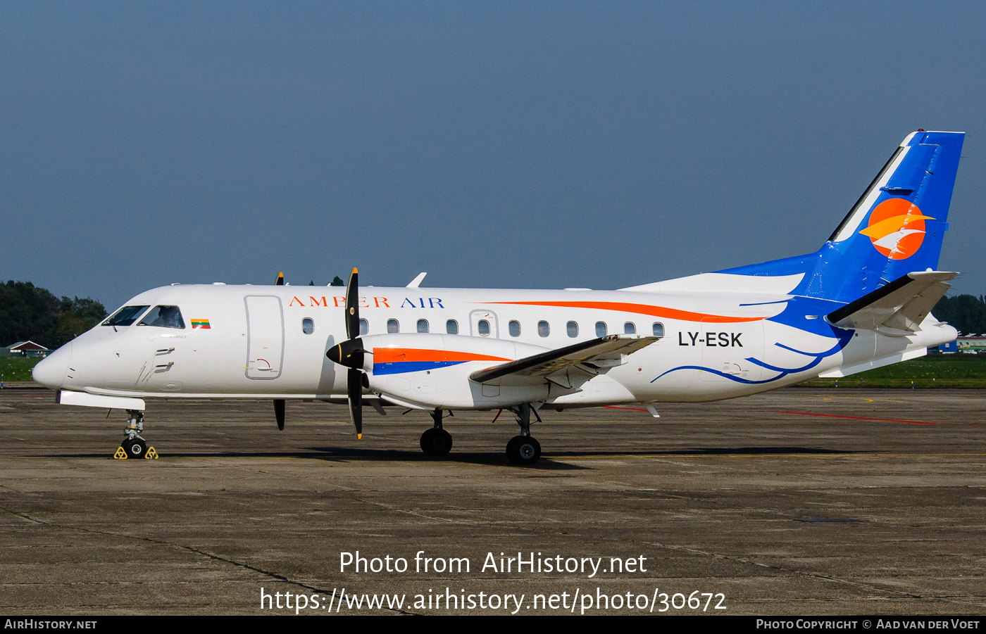 Aircraft Photo of LY-ESK | Saab 340B | Amber Air | AirHistory.net #30672