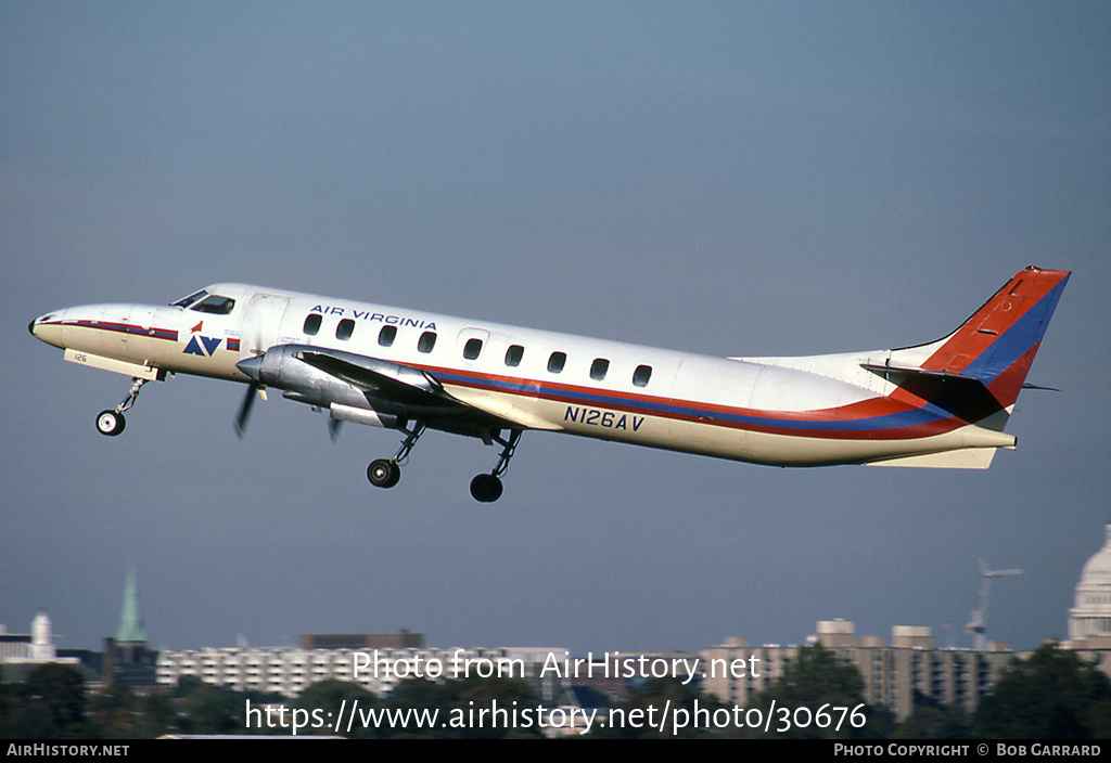 Aircraft Photo of N126AV | Swearingen SA-226TC Metro II | Air Virginia | AirHistory.net #30676