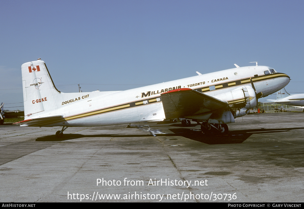 Aircraft Photo of C-GGKE | Douglas C-117D (DC-3S) | Millardair | AirHistory.net #30736