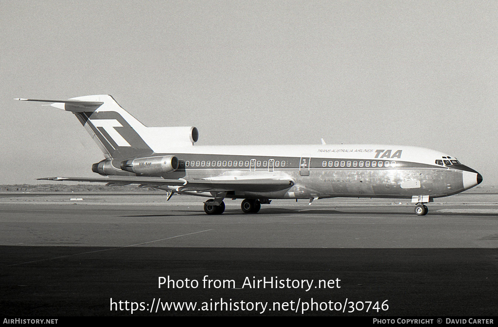 Aircraft Photo of VH-TJF | Boeing 727-76 | Trans-Australia Airlines - TAA | AirHistory.net #30746