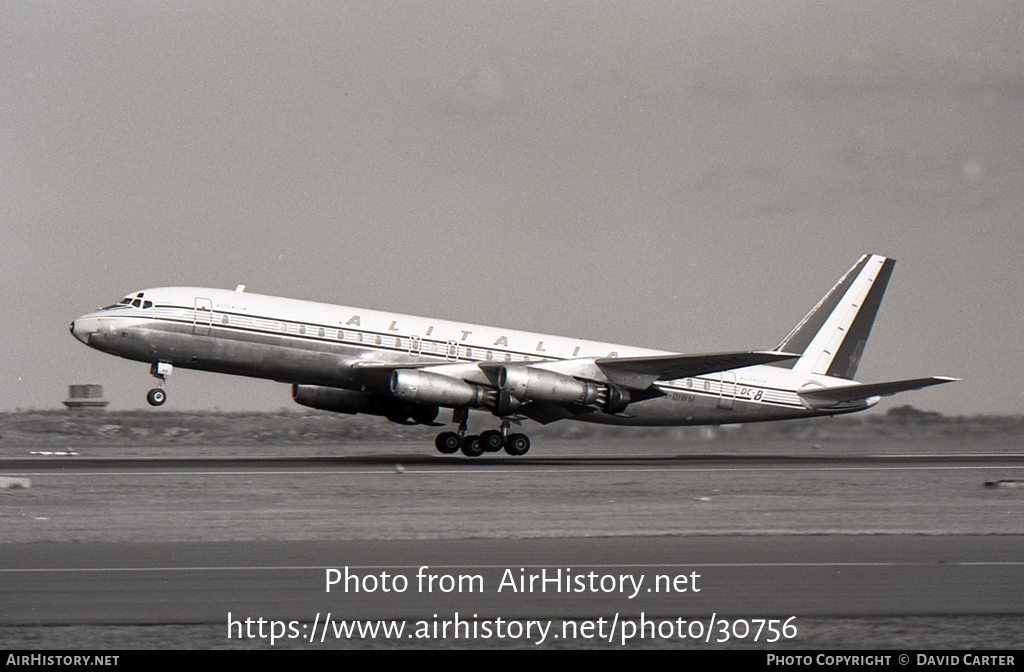 Aircraft Photo of I-DIWM | Douglas DC-8-43 | Alitalia | AirHistory.net #30756