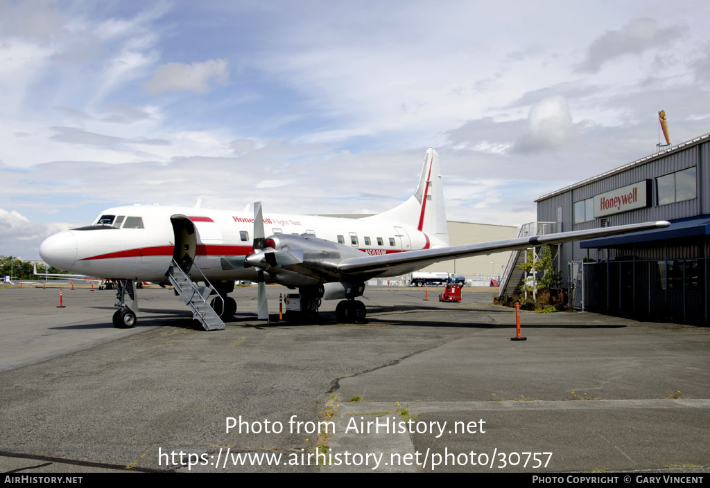 Aircraft Photo of N580HW | Convair 580 | Honeywell Flight Test | AirHistory.net #30757