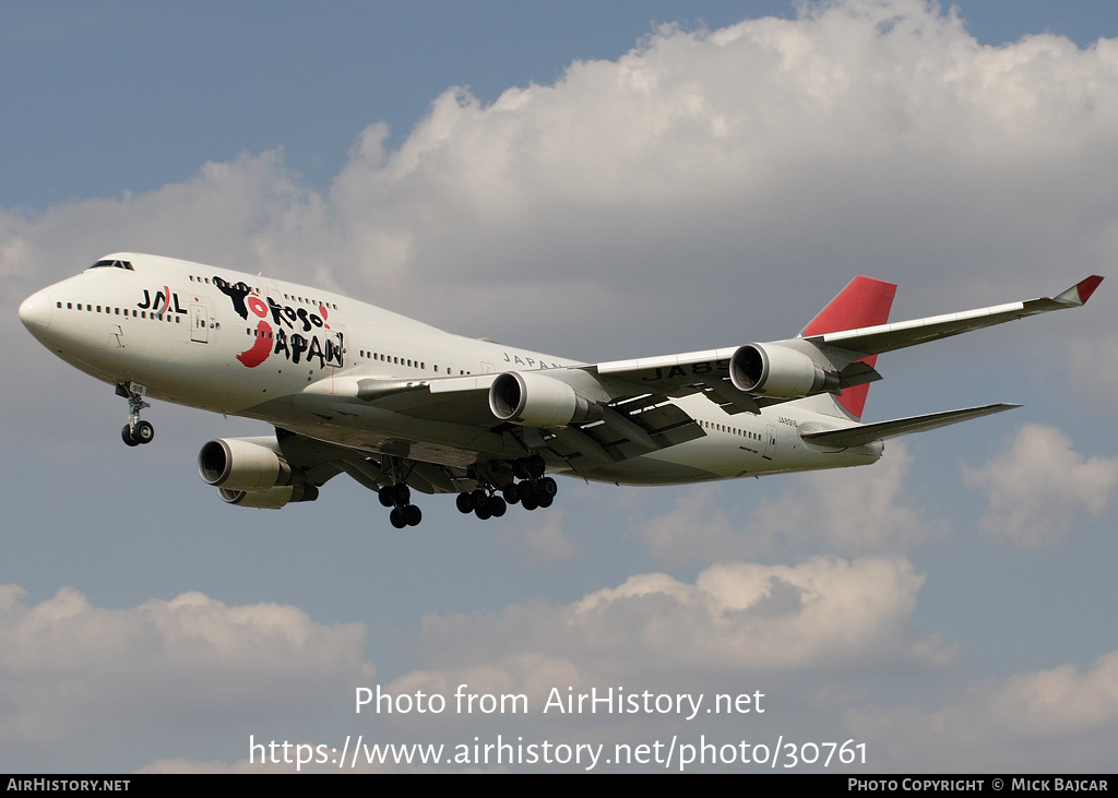 Aircraft Photo of JA8916 | Boeing 747-446 | Japan Airlines - JAL | AirHistory.net #30761