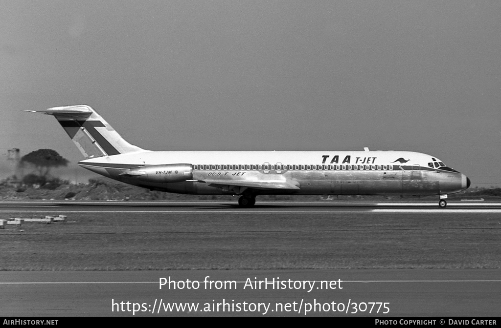 Aircraft Photo of VH-TJM | McDonnell Douglas DC-9-31 | Trans-Australia Airlines - TAA | AirHistory.net #30775