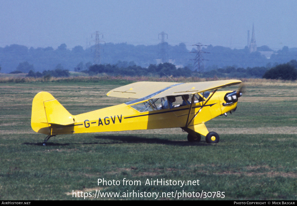 Aircraft Photo of G-AGVV | Piper J-3C-65 Cub | AirHistory.net #30785