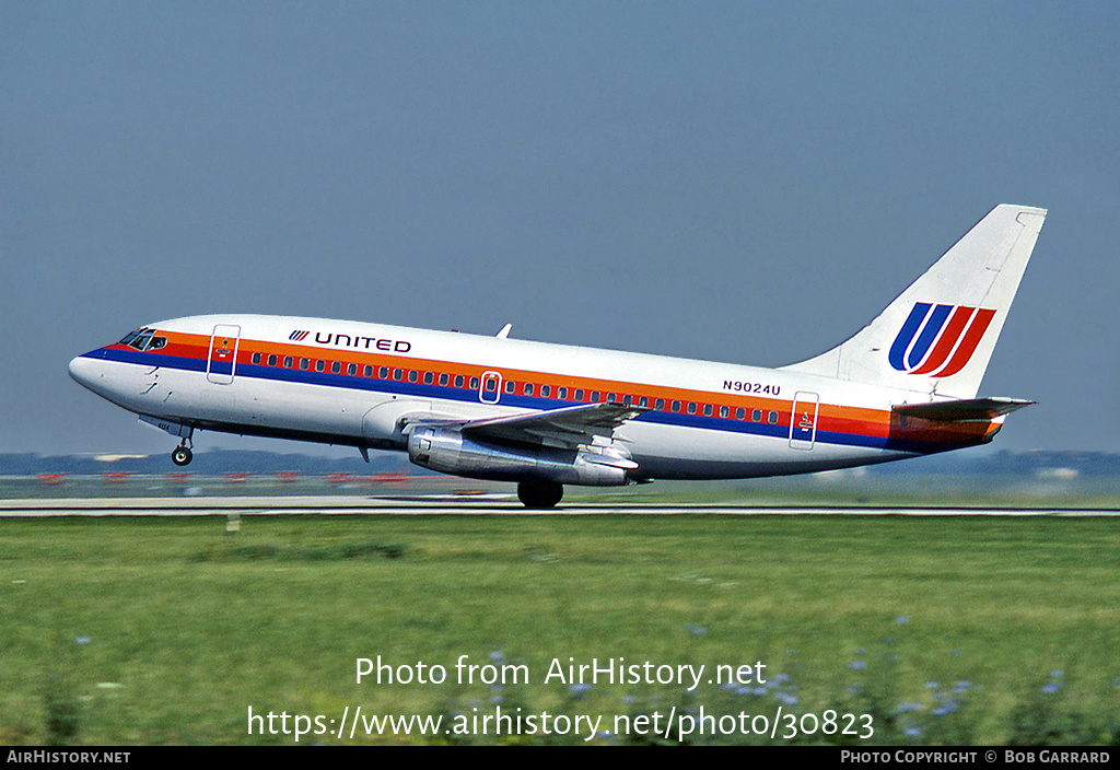 Aircraft Photo of N9024U | Boeing 737-222 | United Airlines | AirHistory.net #30823