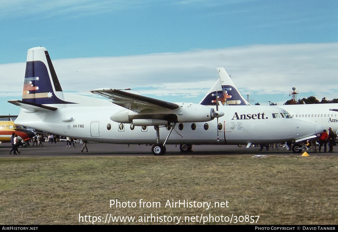 Aircraft Photo of VH-FNQ | Fokker F27-600 Friendship | Ansett | AirHistory.net #30857