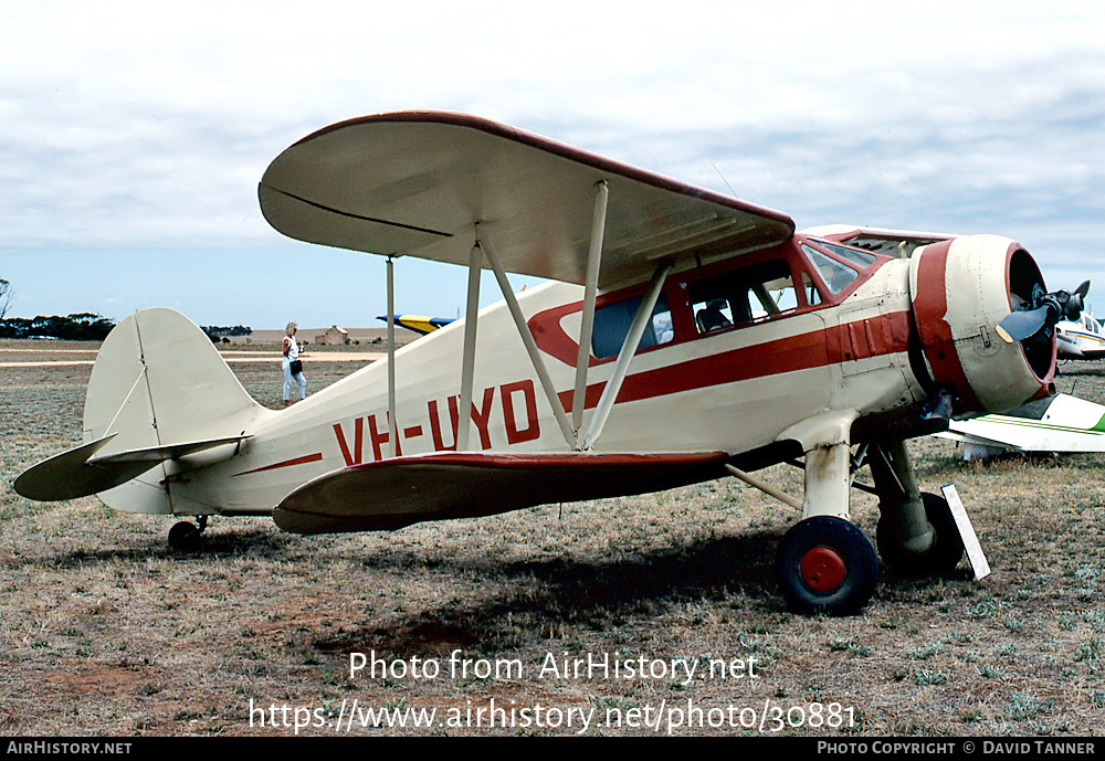 Aircraft Photo of VH-UYD | Waco YKS-6 | AirHistory.net #30881