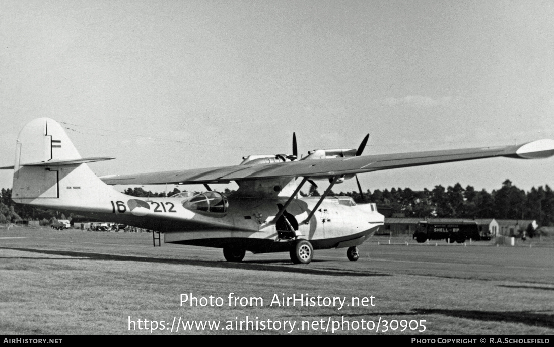 Aircraft Photo of 16-212 | Consolidated PBY-5A Catalina | Netherlands - Navy | AirHistory.net #30905