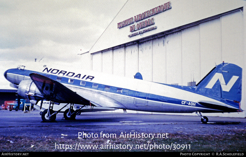 Aircraft Photo of CF-AOH | Douglas C-47A Skytrain | Nordair | AirHistory.net #30911