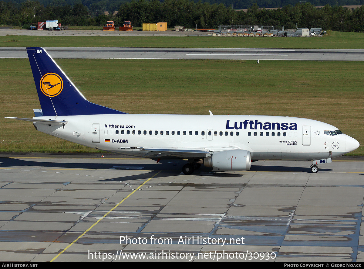 Aircraft Photo of D-ABIM | Boeing 737-530 | Lufthansa | AirHistory.net #30930