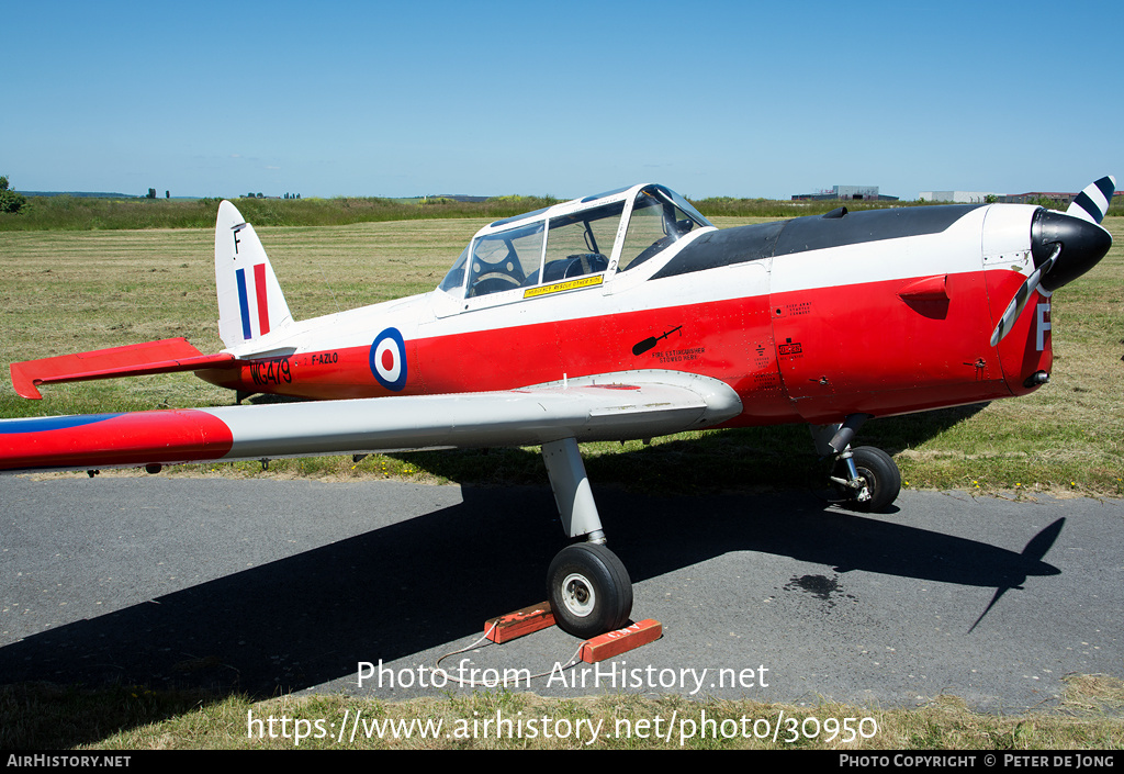 Aircraft Photo of F-AZLO / WG479 | De Havilland DHC-1 Chipmunk T10 | UK - Air Force | AirHistory.net #30950