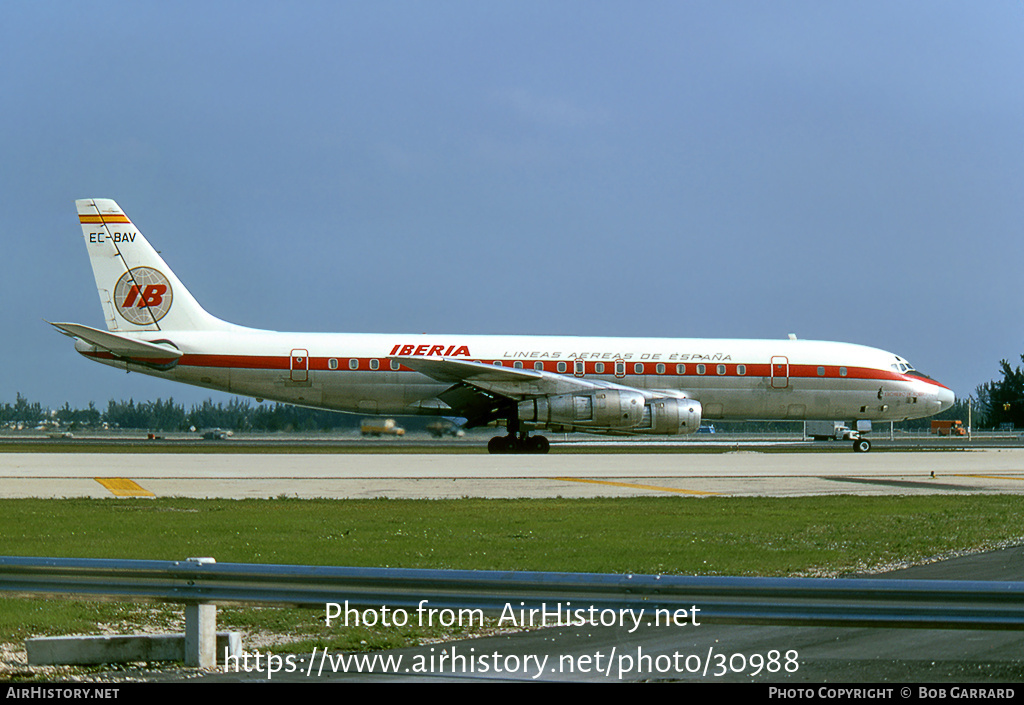 Aircraft Photo of EC-BAV | Douglas DC-8-52 | Iberia | AirHistory.net #30988