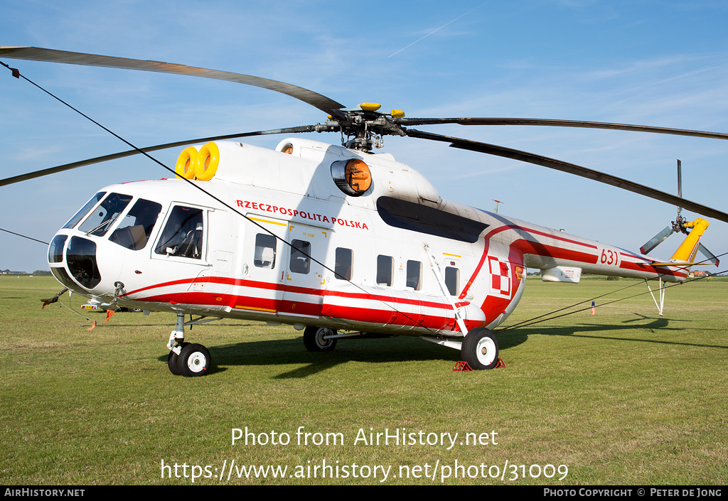 Aircraft Photo of 631 | Mil Mi-8PS-11 | Poland - Air Force | AirHistory.net #31009