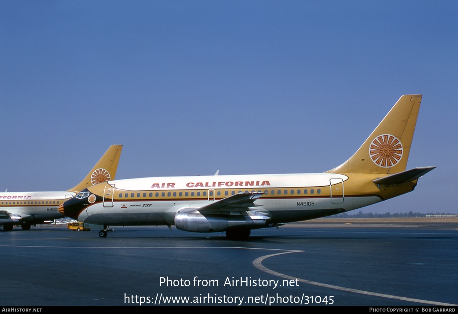 Aircraft Photo of N461GB | Boeing 737-293 | Air California | AirHistory.net #31045