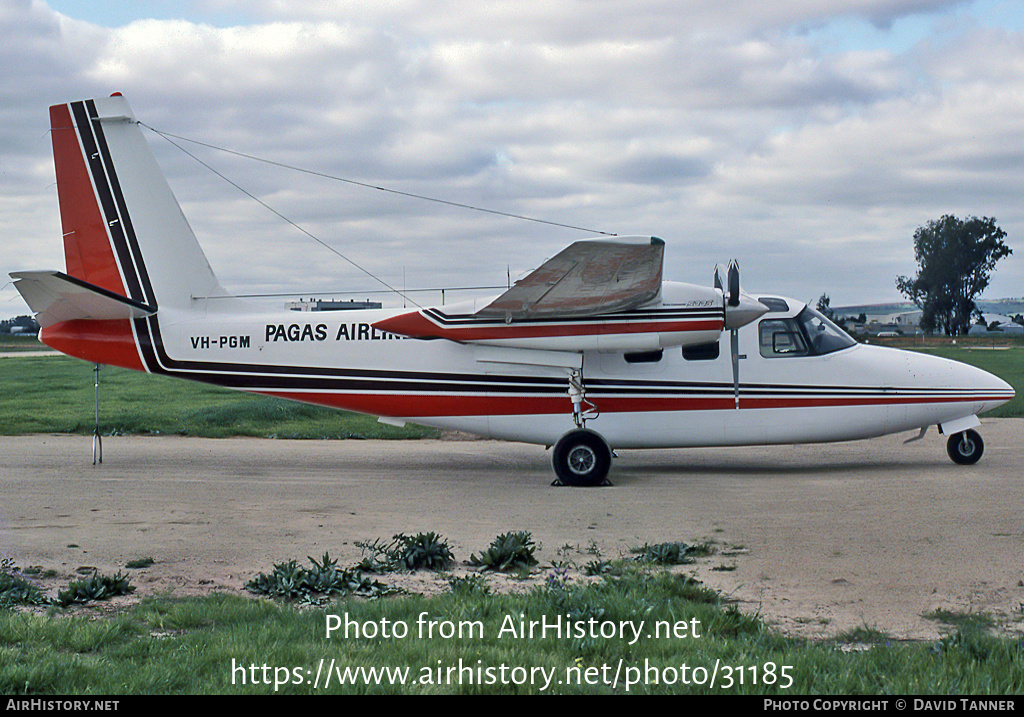 Aircraft Photo of VH-PGM | Rockwell 500S Shrike Commander | Pagas Airlines | AirHistory.net #31185