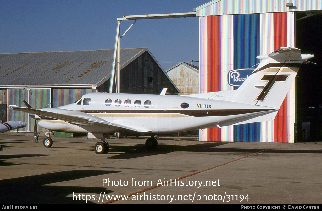 Aircraft Photo of VH-TLX | Beech 200 Super King Air | Trans West Airlines | AirHistory.net #31194