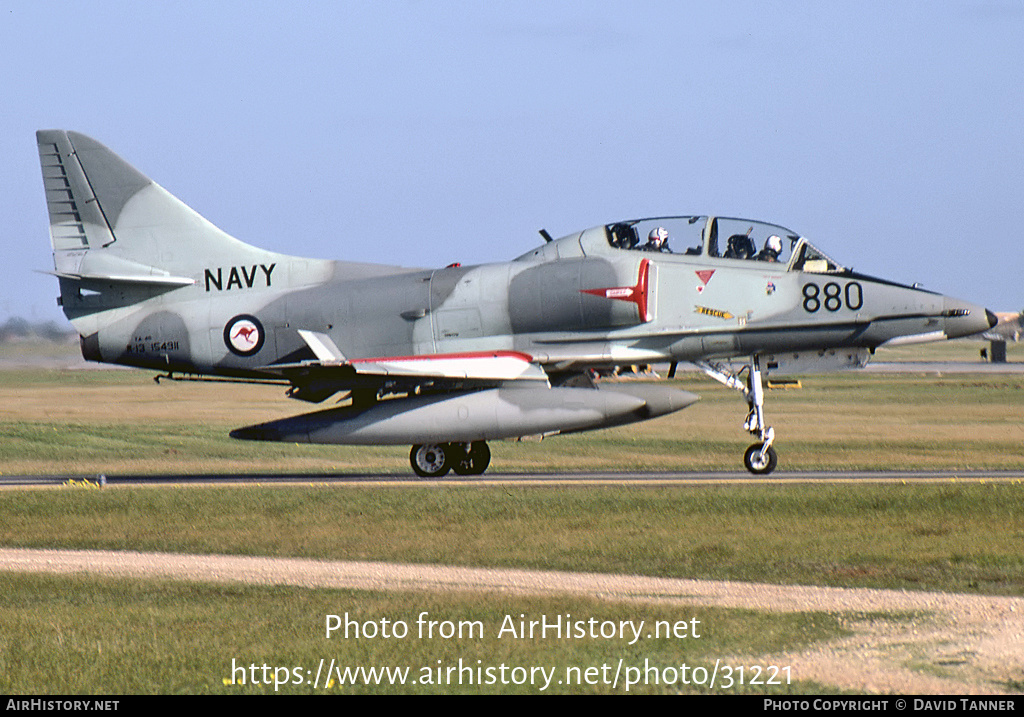 Aircraft Photo of N13-154911 | McDonnell Douglas TA-4G Skyhawk | Australia - Navy | AirHistory.net #31221