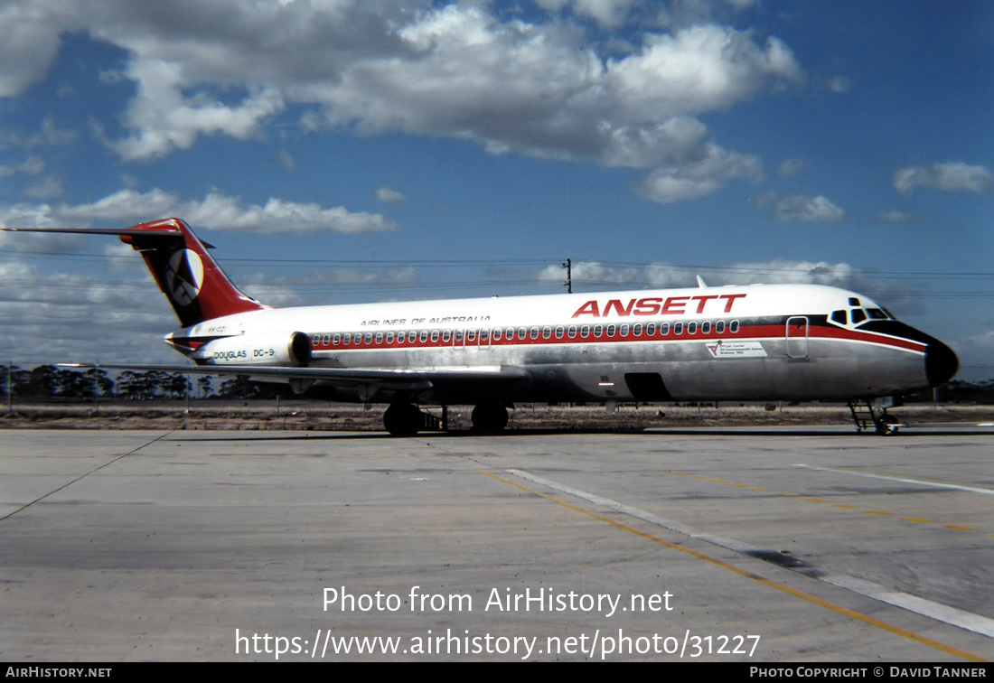 Aircraft Photo of VH-CZI | McDonnell Douglas DC-9-31 | Ansett Airlines of Australia | AirHistory.net #31227