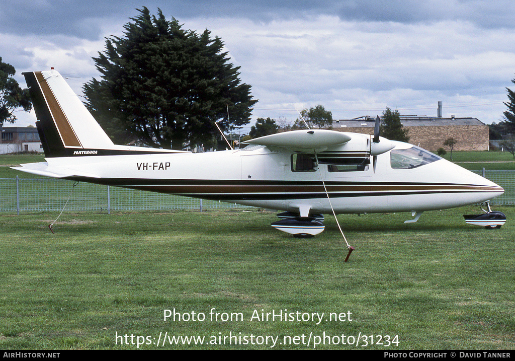 Aircraft Photo of VH-FAP | Partenavia P-68B | AirHistory.net #31234