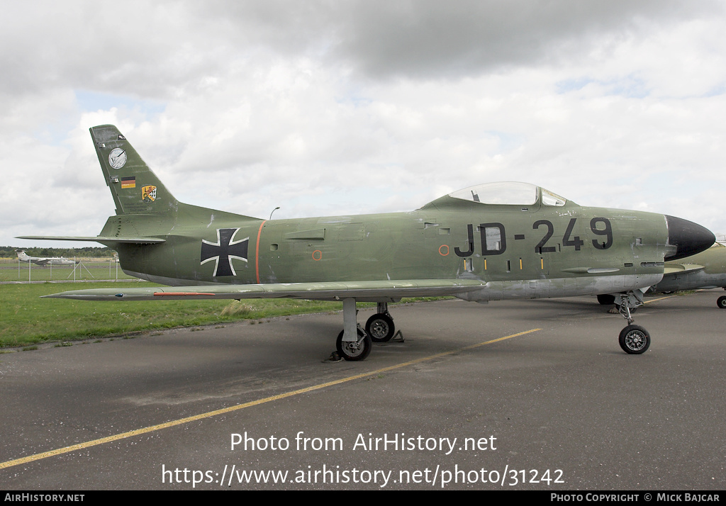 Aircraft Photo of JD-249 | North American F-86K Sabre | Germany - Air Force | AirHistory.net #31242