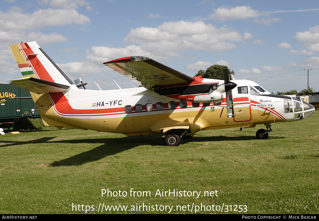 Aircraft Photo of HA-YFC | Let L-410FG Turbolet | AirHistory.net #31253