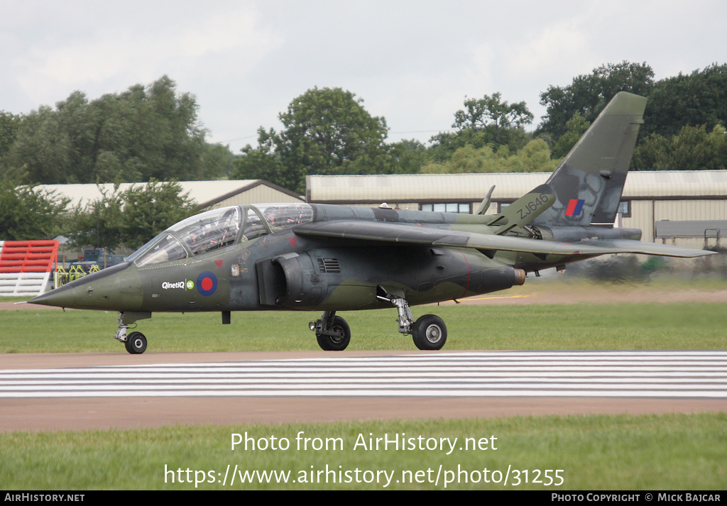 Aircraft Photo of ZJ646 | Dassault-Dornier Alpha Jet A | UK - Air Force | AirHistory.net #31255