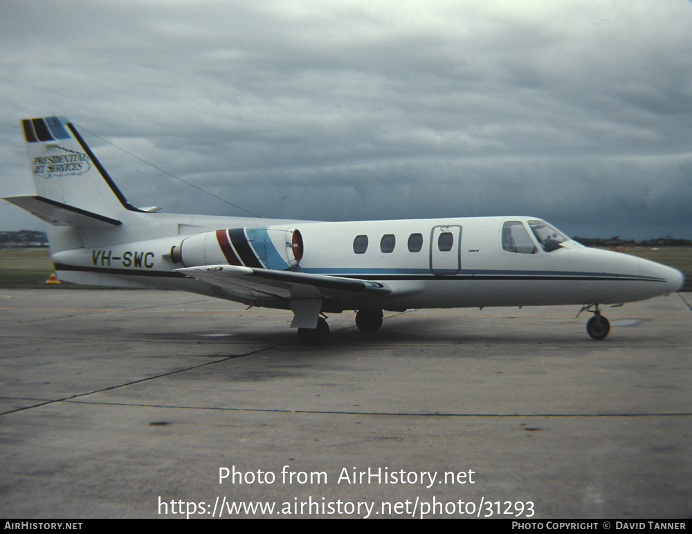 Aircraft Photo of VH-SWC | Cessna 500 Citation I | Presidential Jet Services | AirHistory.net #31293