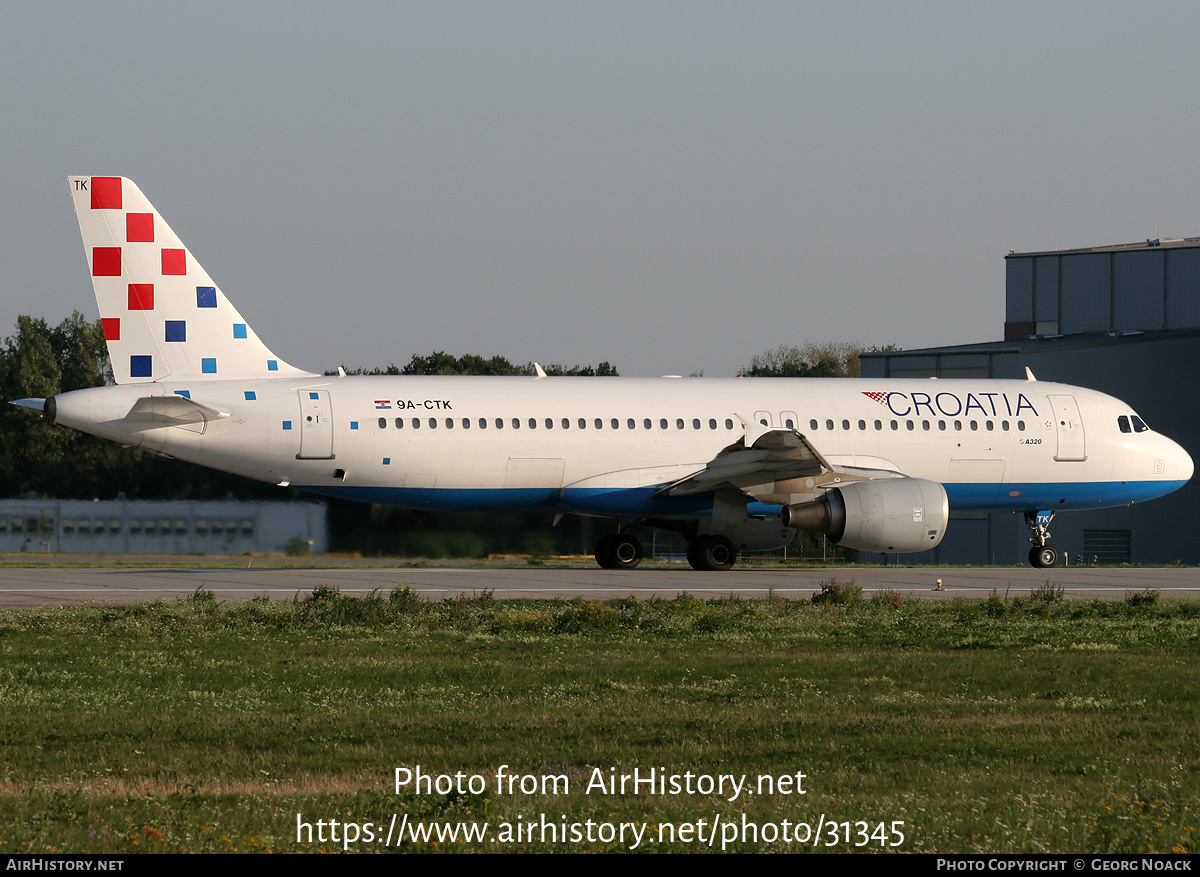 Aircraft Photo of 9A-CTK | Airbus A320-214 | Croatia Airlines | AirHistory.net #31345