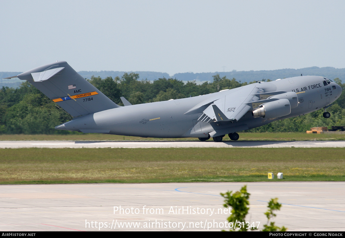 Aircraft Photo of 07-7184 / 77184 | Boeing C-17A Globemaster III | USA - Air Force | AirHistory.net #31347