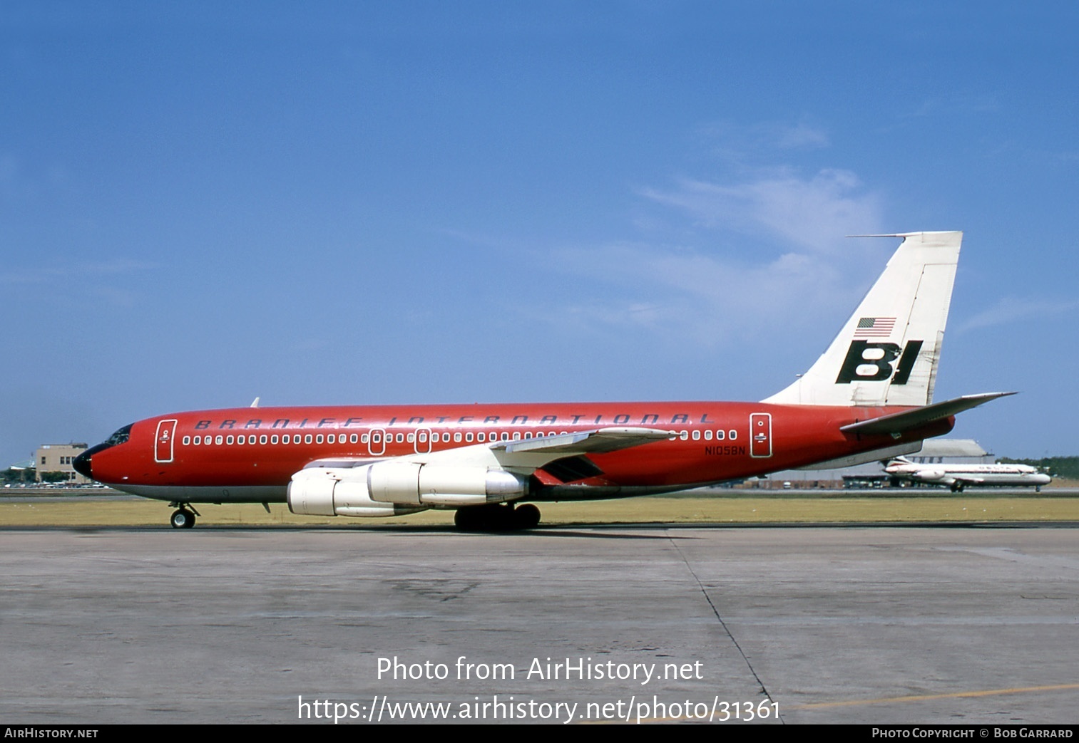 Aircraft Photo of N105BN | Boeing 707-138B | Braniff International Airways | AirHistory.net #31361