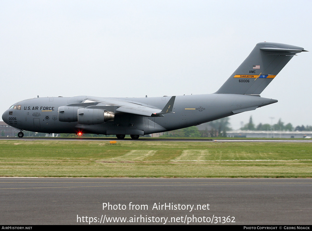 Aircraft Photo of 96-0006 / 60006 | McDonnell Douglas C-17A Globemaster III | USA - Air Force | AirHistory.net #31362