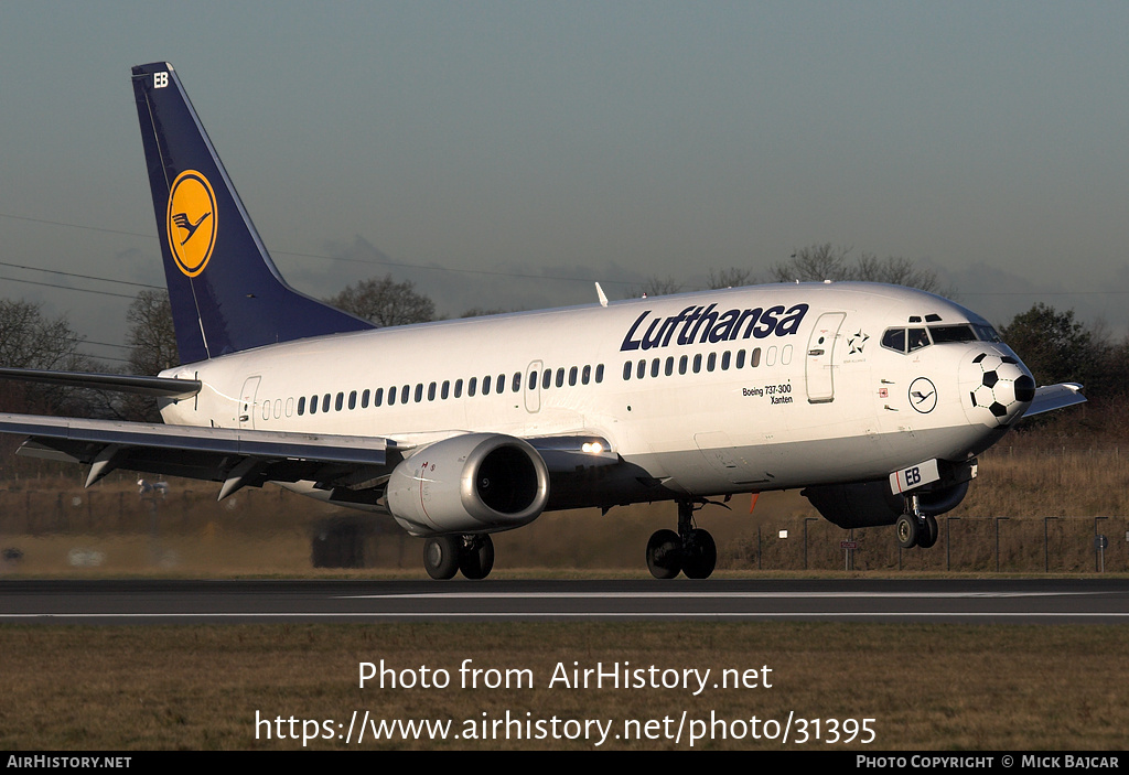 Aircraft Photo of D-ABEB | Boeing 737-330 | Lufthansa | AirHistory.net #31395