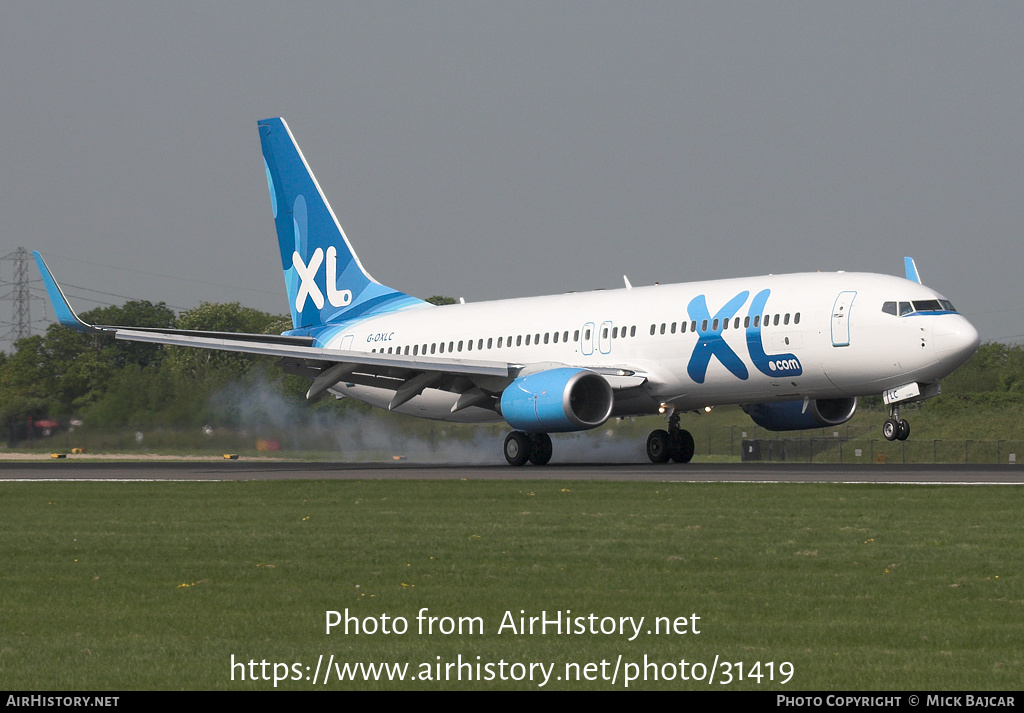 Aircraft Photo of G-OXLC | Boeing 737-8BK | XL Airways | AirHistory.net #31419