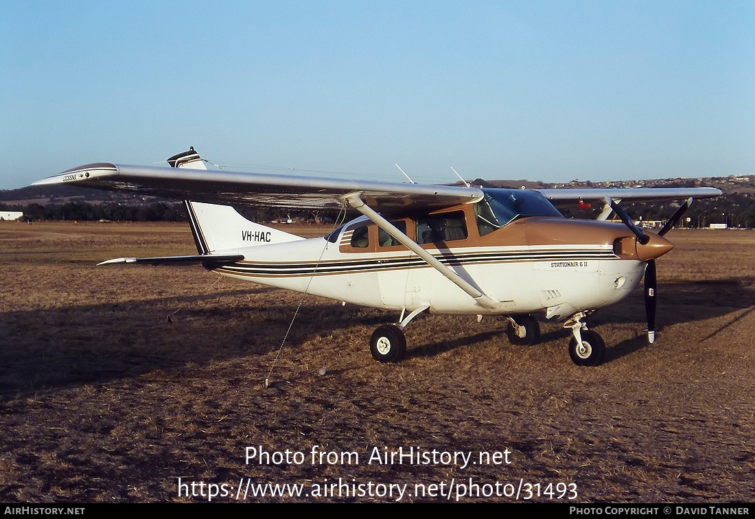 Aircraft Photo of VH-HAC | Cessna U206G Stationair 6 | AirHistory.net #31493